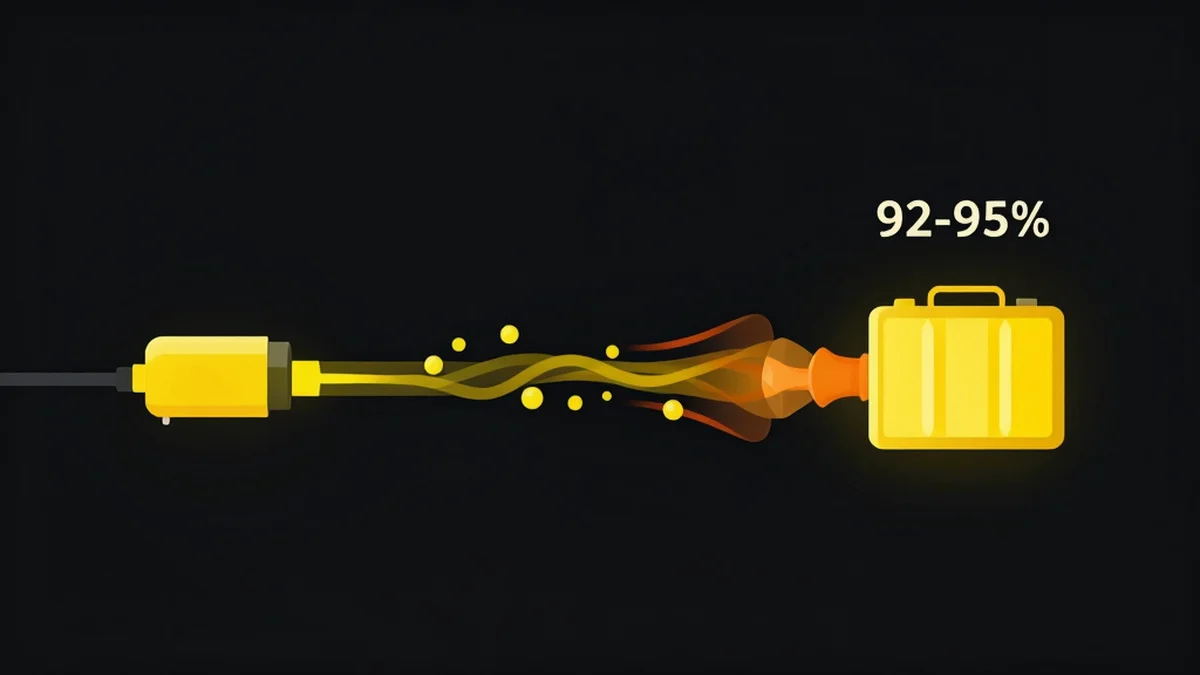 What Is Charging Efficiency and Why You Lose 5-8%?